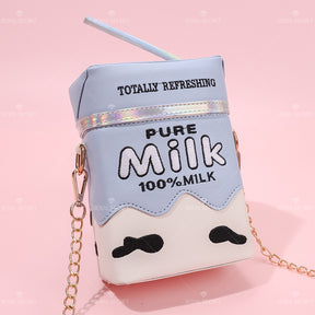 Biberón forma bolsa de hombro Se?ora Bolsa de mensajero lindo bolsa de moda（Mayoreo）