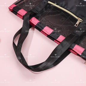 Portátil de gran capacidad portátil viaje Kit de tocador transparente waterproof bolso de cosméticos（Mayoreo）