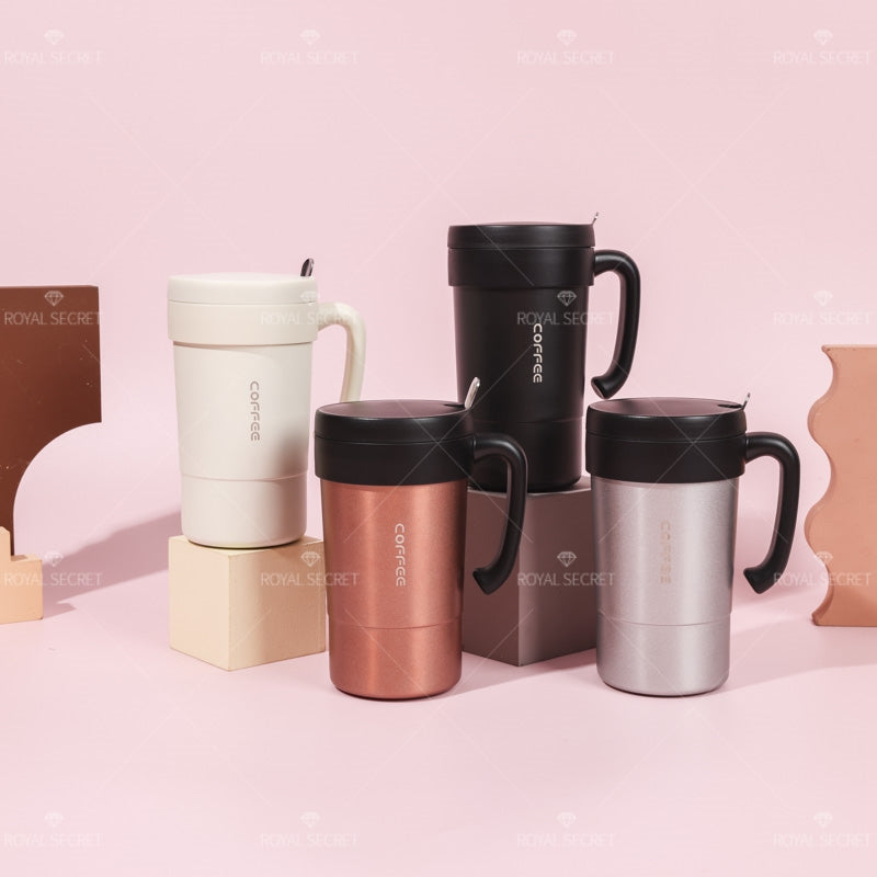 580ML Tazas de Acero Inoxidable Para Cafe de Color Sólido Taza de Agua de Moda (Personalizado)