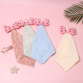 Bowknot sombrero de pelo seco Gorro de ba?o lindo para mujeres (Personalizado)