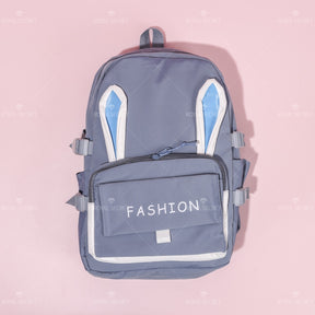 Mochila de estudiante de gran capacidad Mochila en forma de conejo backpack（Mayoreo）