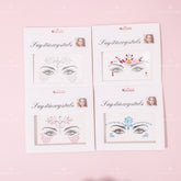 4 pcs Eye patch broca decorativa acrílico diamante stickers (Personalizado)