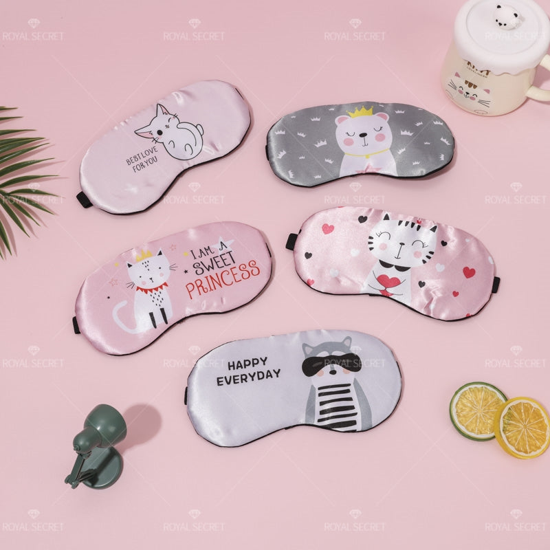 5 pcs Adorable cartoon sleep eye mask blackout ni?os eye mask (Personalizado)
