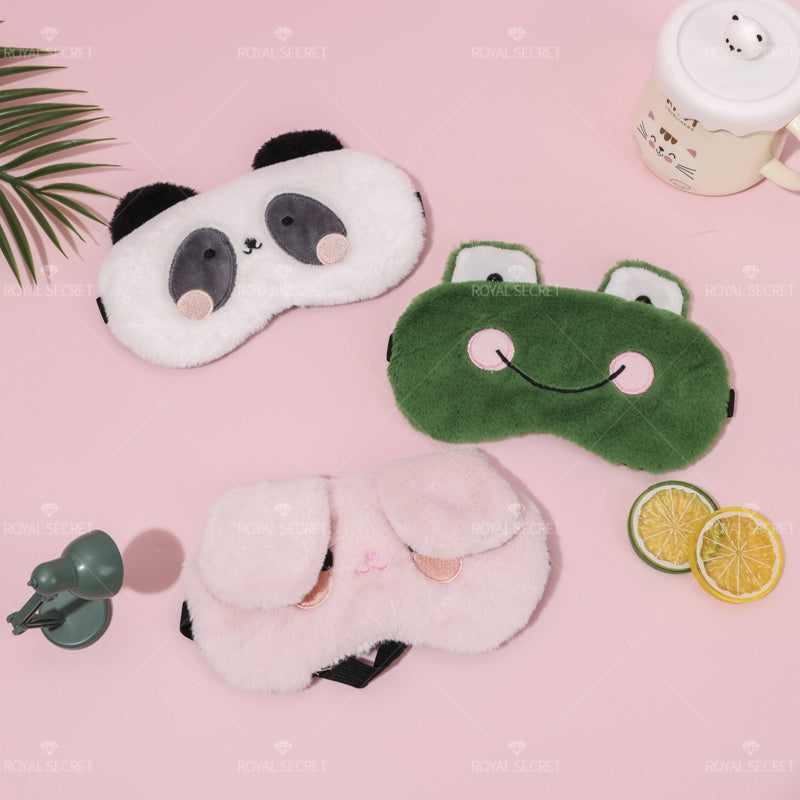 3 pcs Cartoon plush sleep eye mask blackout ni?os eye mask (Personalizado)