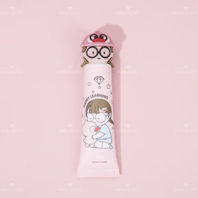 2 piezas Nueva crema de manos hidratante con esencia vegetal, paquete de dibujos animados (Personalizado)