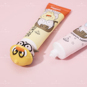 2 piezas Nueva crema de manos hidratante con esencia vegetal, paquete de dibujos animados (Personalizado)