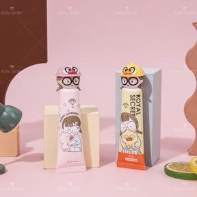 2 piezas Nueva crema de manos hidratante con esencia vegetal, paquete de dibujos animados (Personalizado)
