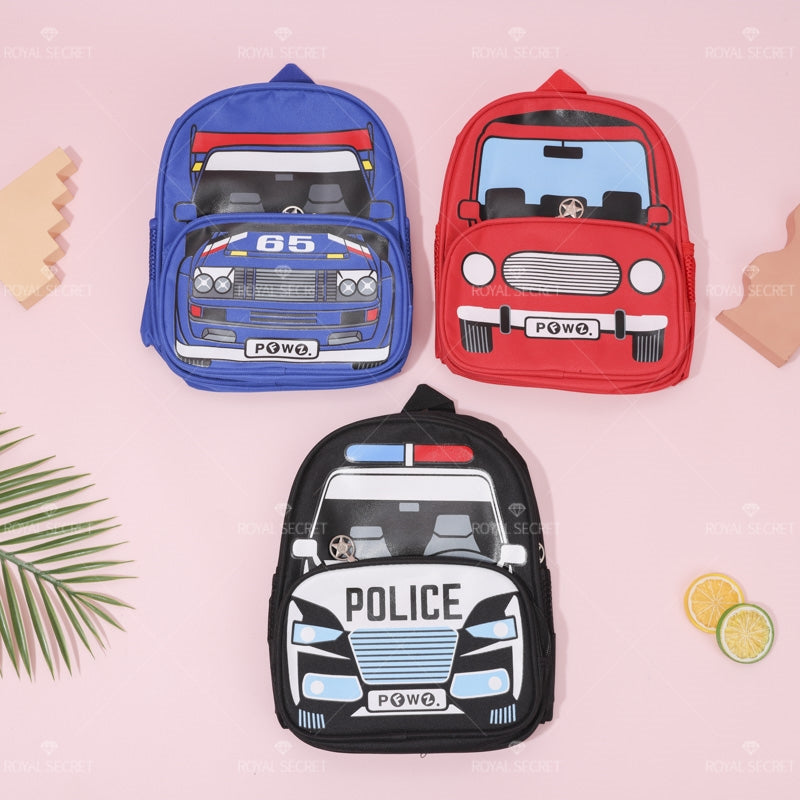 Mochila de estudiante de gran capacidad patchwork mochila de coche de dibujos animados (Personalizado)