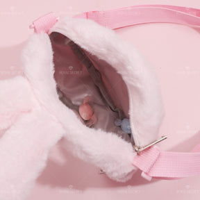 Bolsa de peluche linda Conejo de dibujos animados una bolsa de hombro (Personalizado)