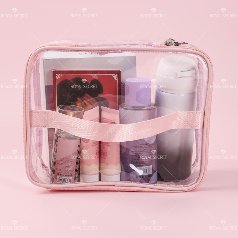 Bolso cosmético de almacenamiento transparente bolso de almacenamiento portátil (Personalizado)