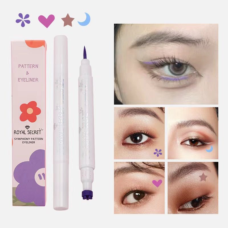 Royal Secret 2 En 1 Delineador De Ojos De Color + Sello (Personalizado)