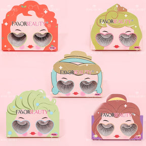 10 Pares 3D Pesta?as Postizas Naturales Lindas Y Hermosas Pesta?as Postizas De Visón (Personalizado)